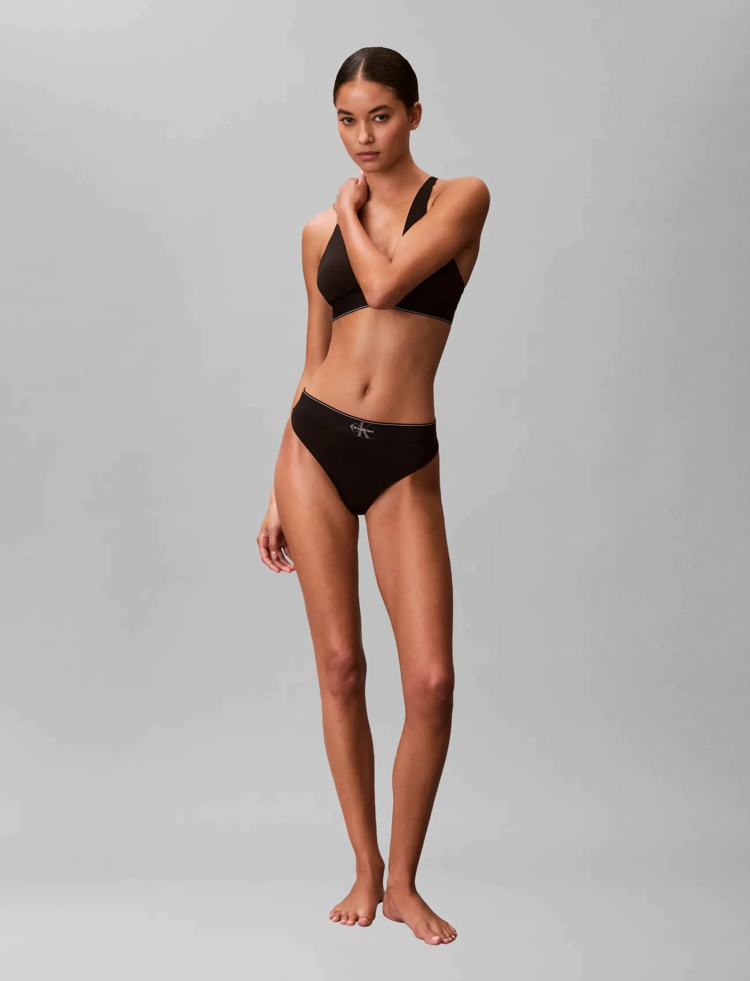 Calvin Klein Thong, L, Black, Trusser > G-Streng, Dame