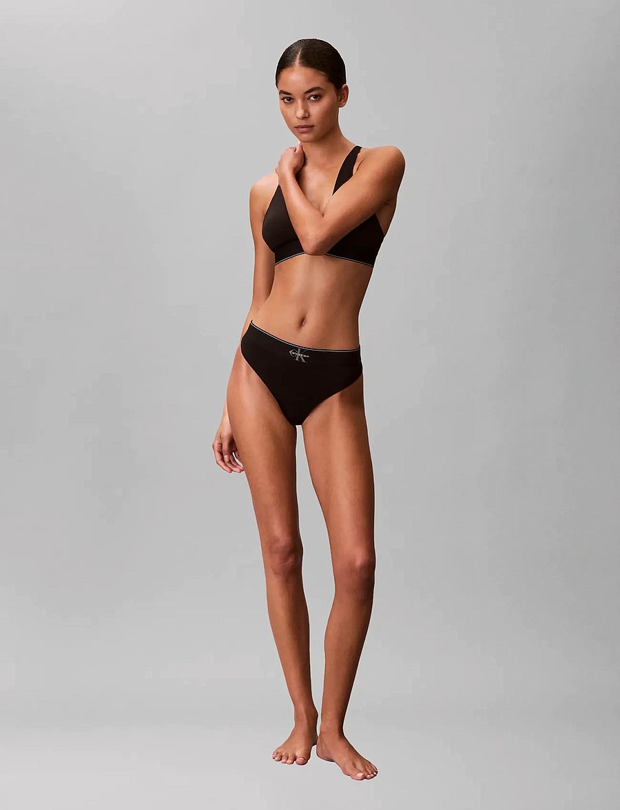 Calvin Klein - THONG - stringtrosor - black - 0