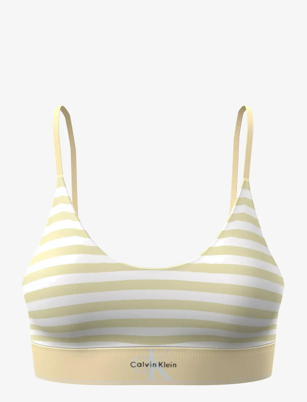 Calvin Klein - UNLINED BRALETTE - rinnahoidja - cent stripe anise flower - 1