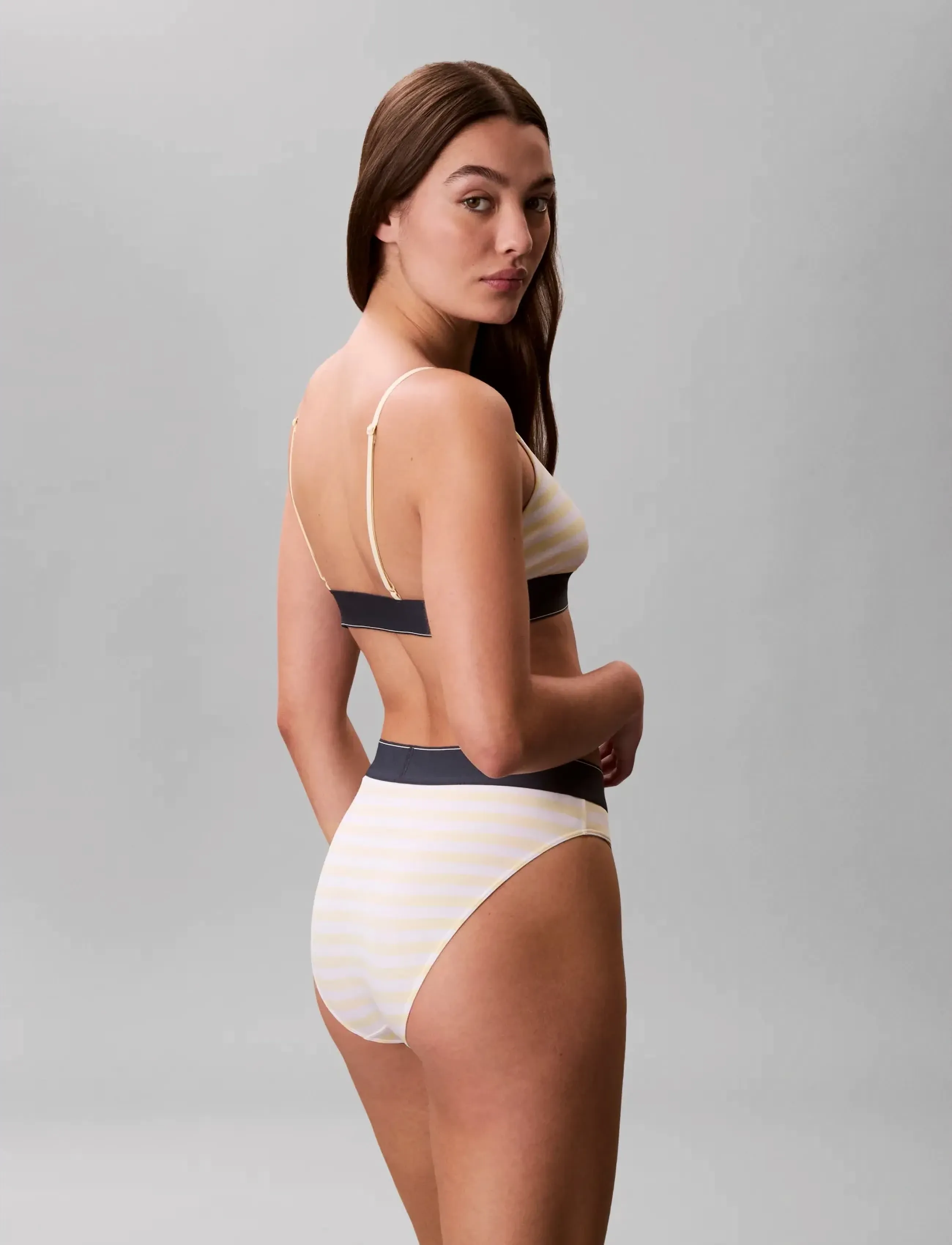 Calvin Klein - UNLINED BRALETTE - bralette - cent stripe anise flower - 2