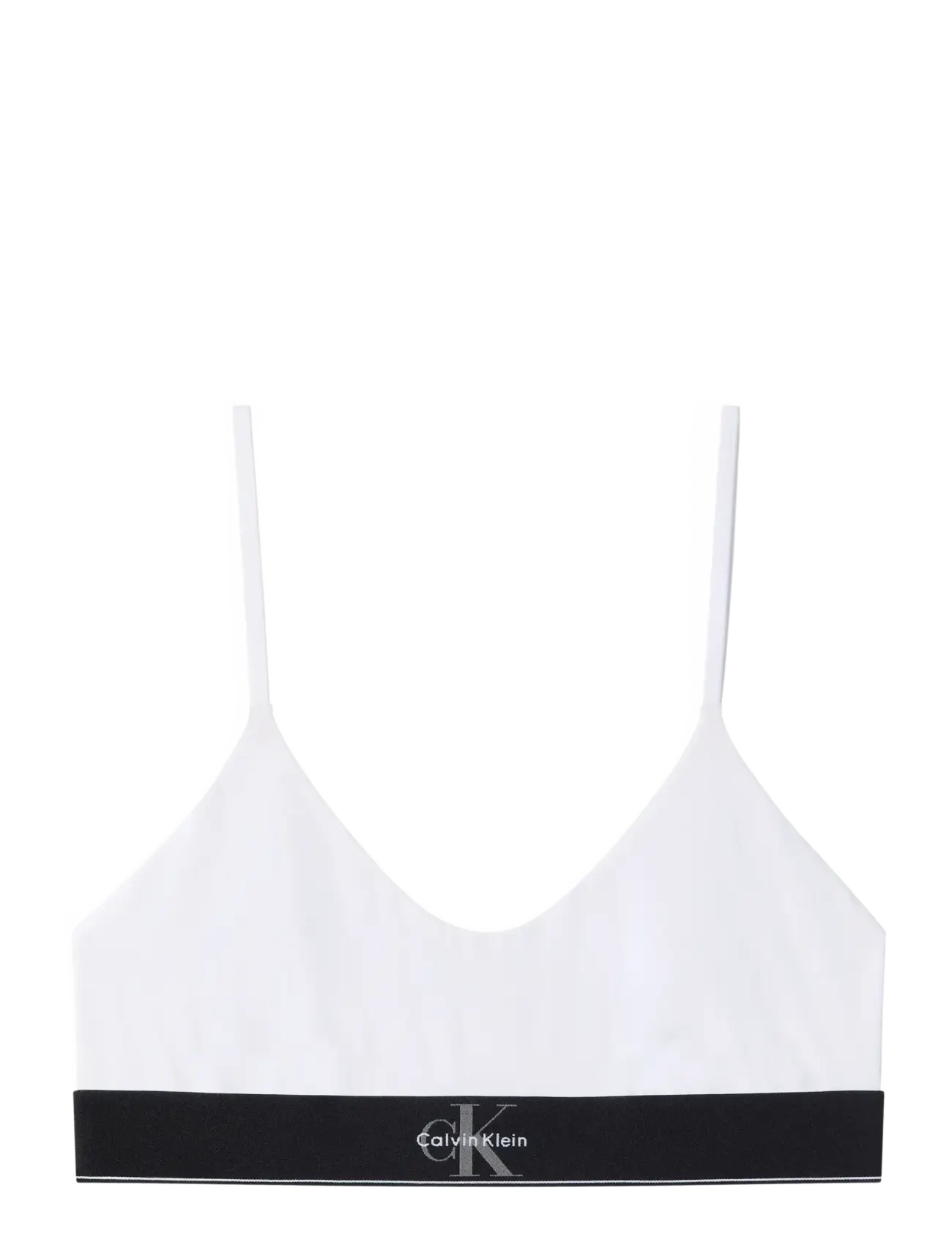 CALVIN KLEIN Unlined Bralette Weiß - L - Damen