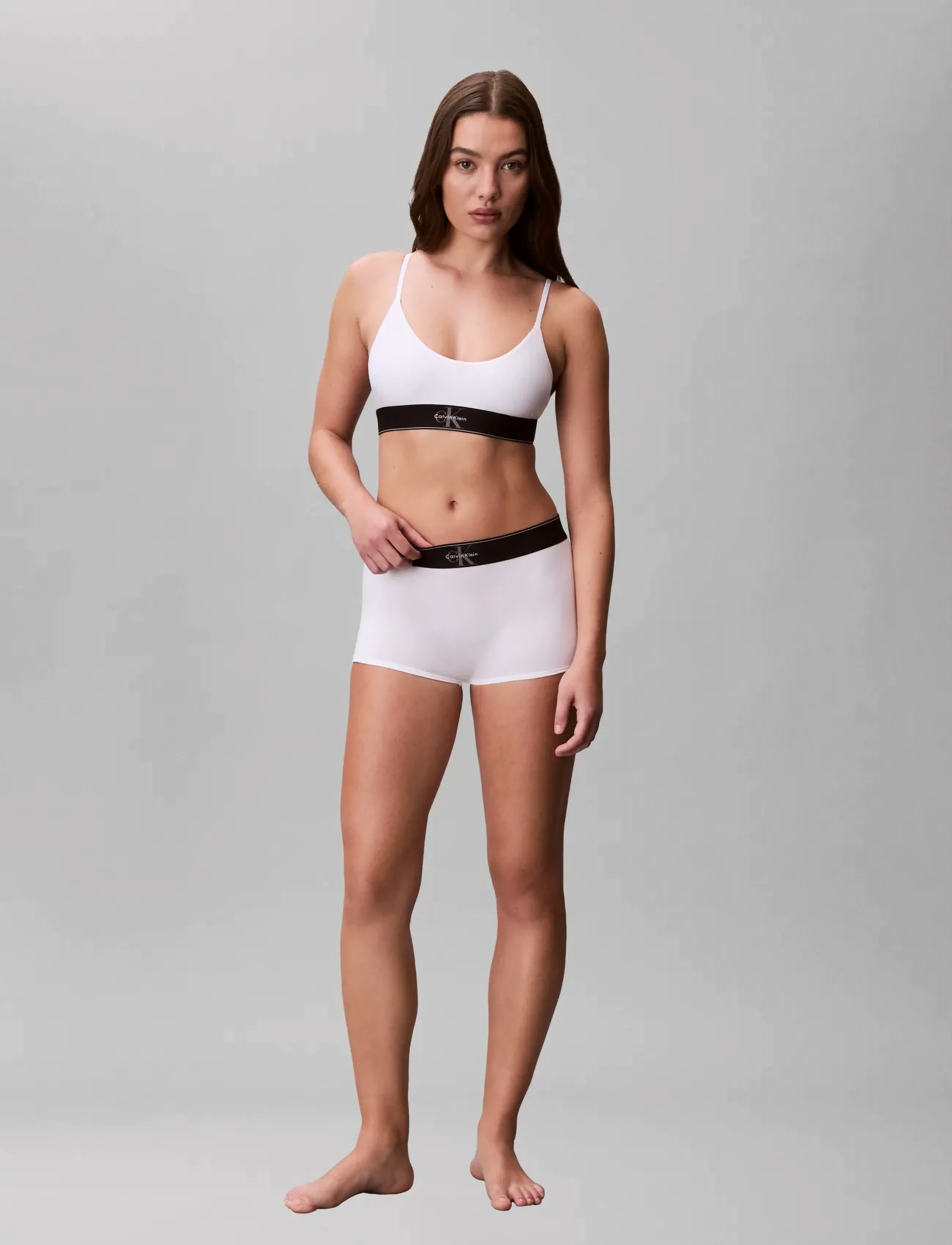 Calvin Klein UNLINED BRALETTE - Lingerie - WHITE / white