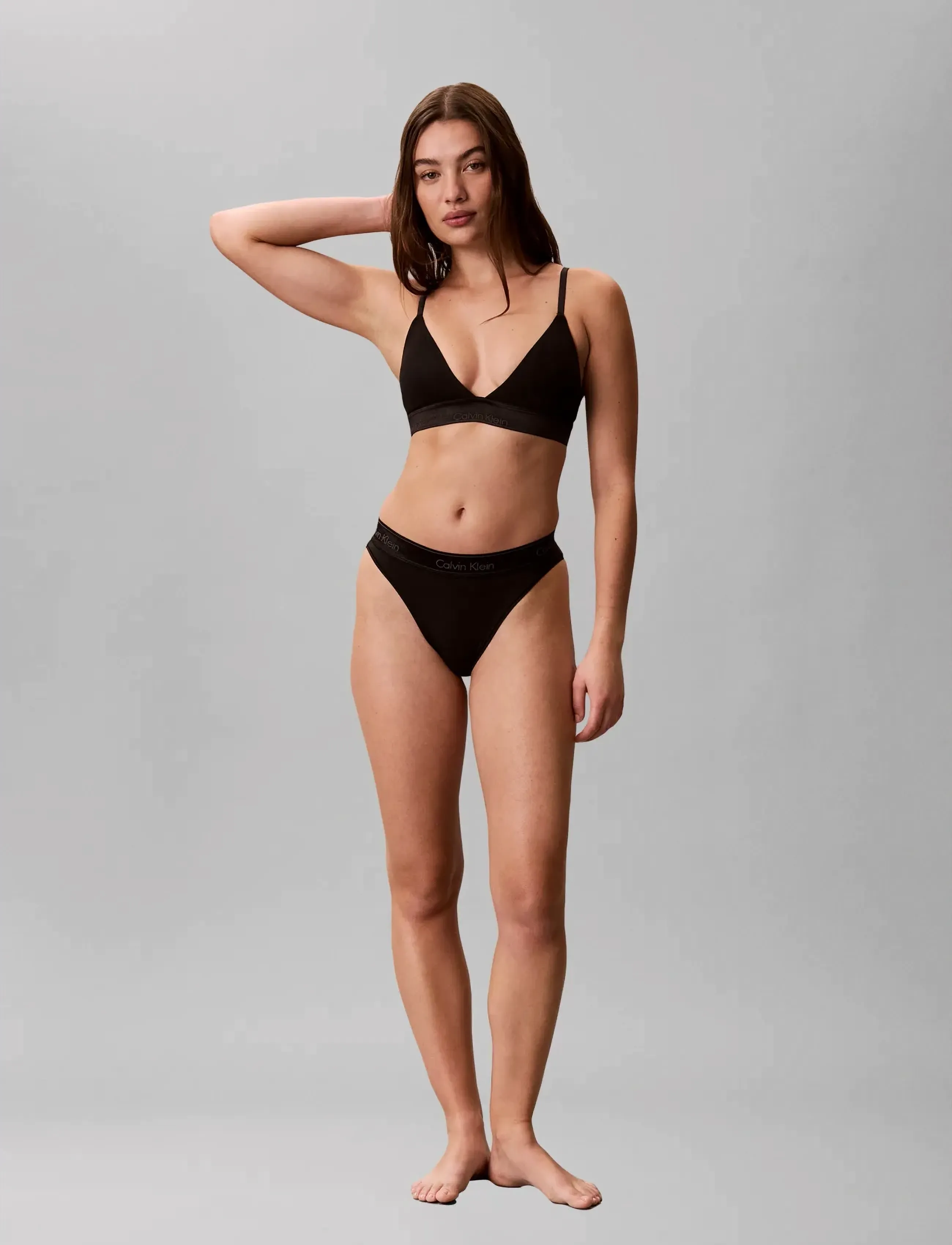 Calvin Klein LIGHTLY LINED TRIANGLE - Calvin Klein - BLACK / black