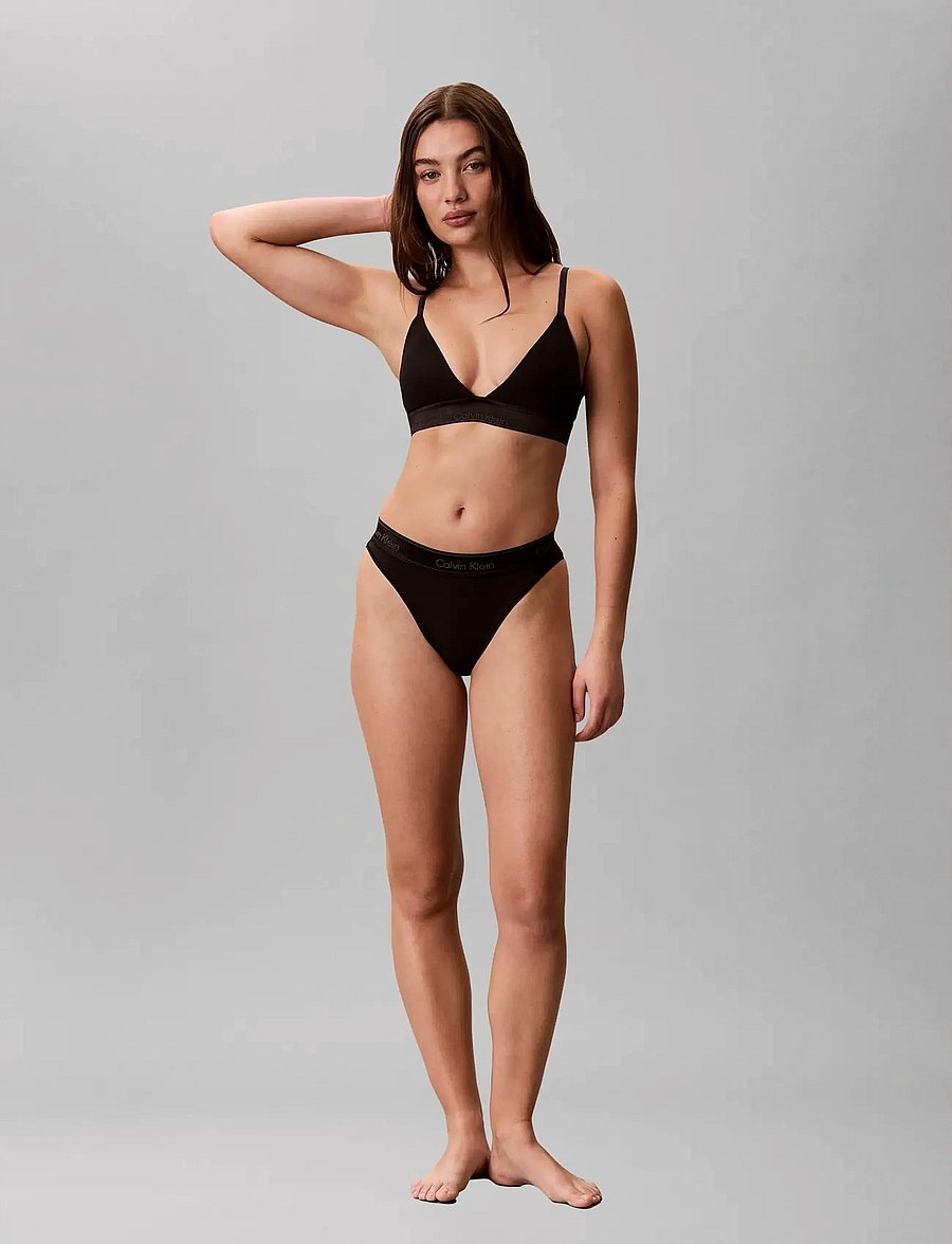 Calvin Klein - LIGHTLY LINED TRIANGLE - bralette - black - 0
