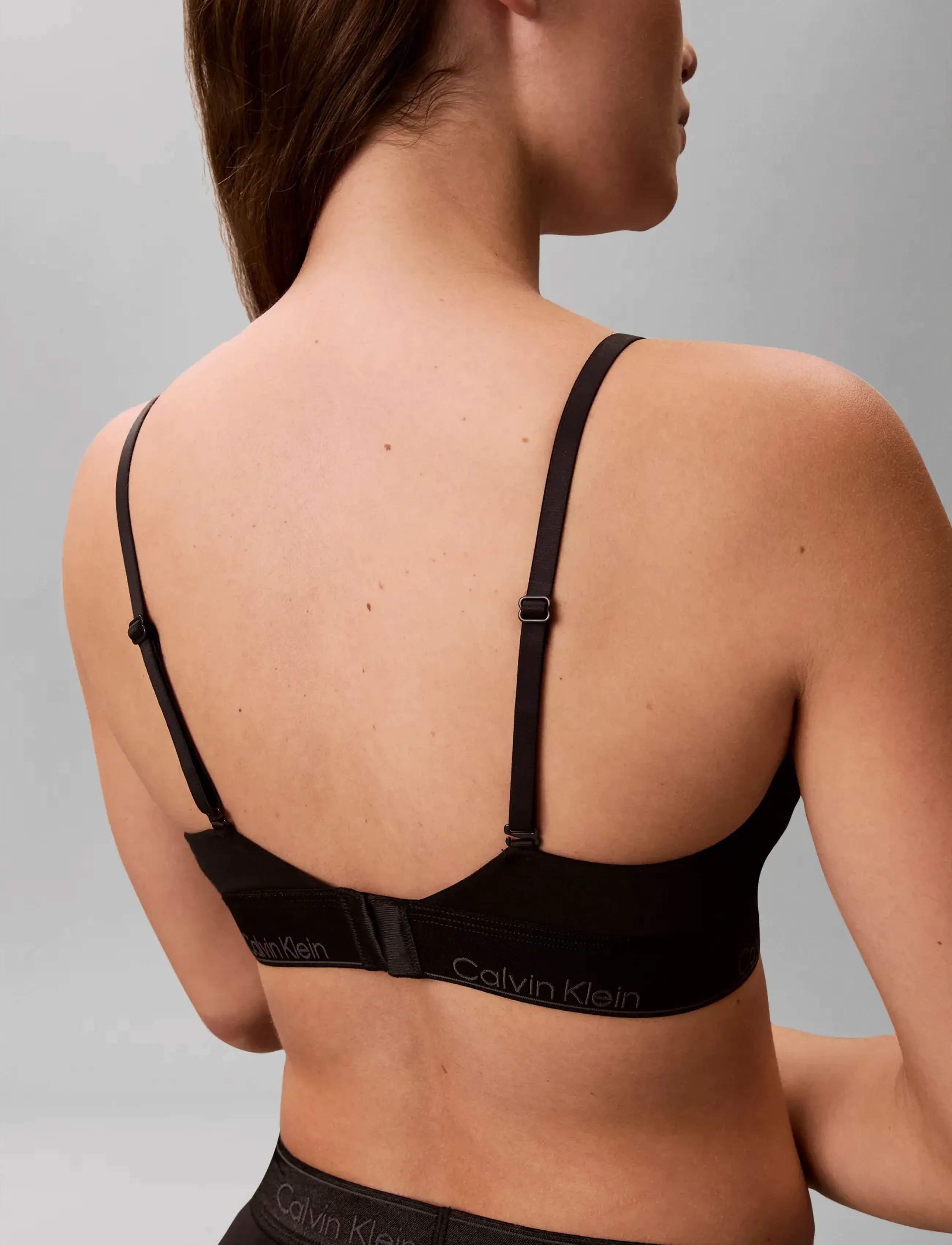 Calvin Klein - LIGHTLY LINED TRIANGLE - braletki - black - 4