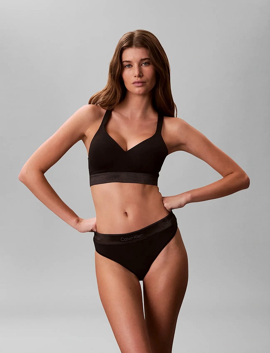 Calvin Klein - THONG - stringtrosor - black - 3