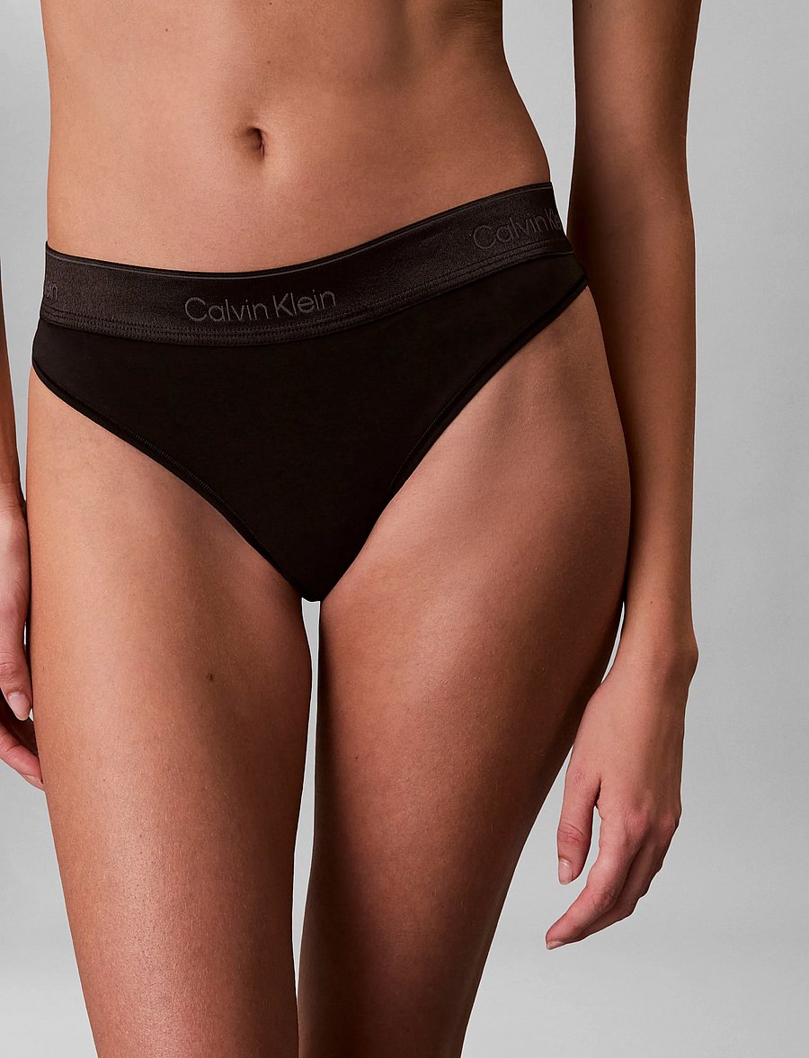 Calvin Klein - THONG - stringtrosor - black - 4