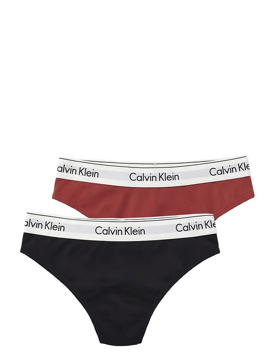 Calvin Klein - THONG 2PK - stringid - black chili oil - 1