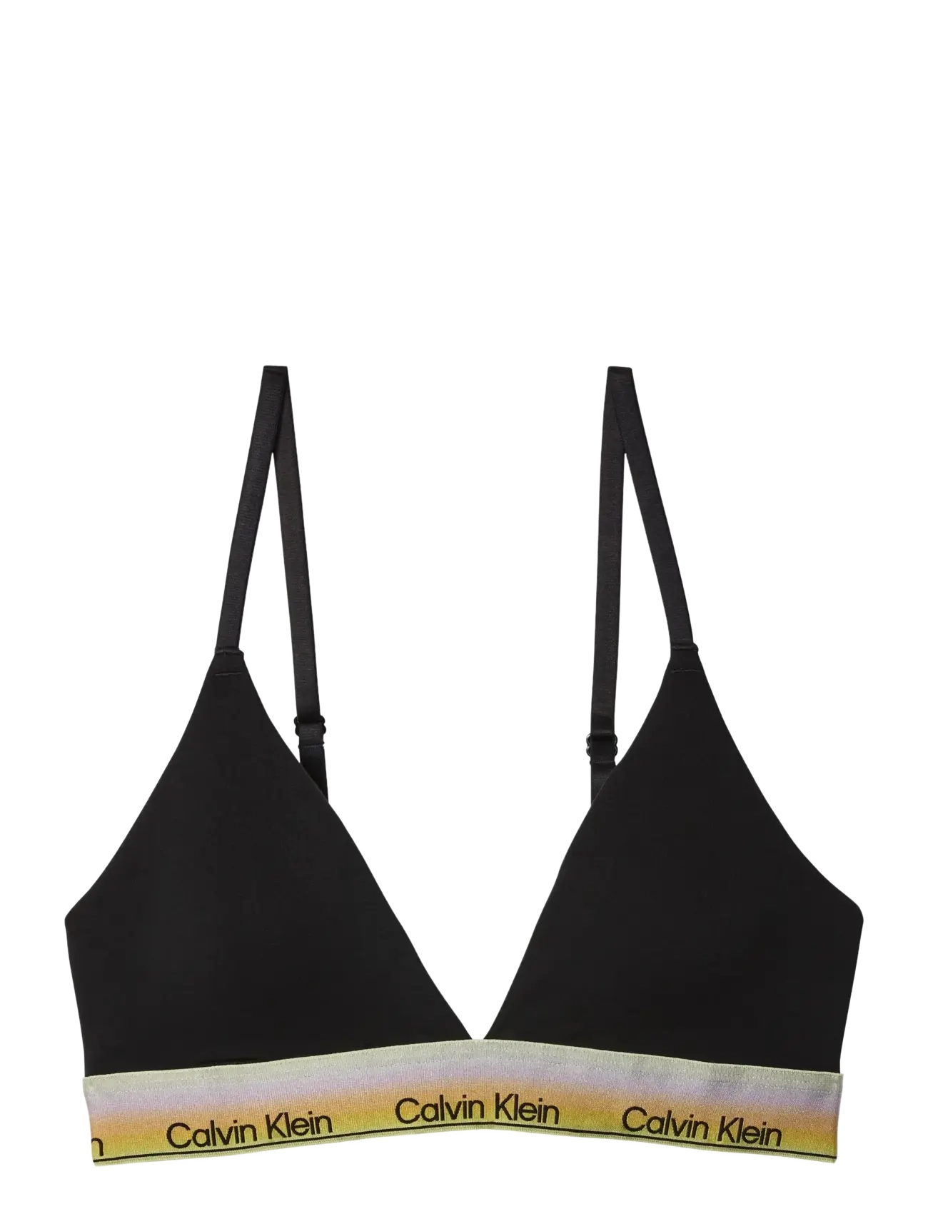 CALVIN KLEIN Lightly Lined Triangle Schwarz - XL - Damen