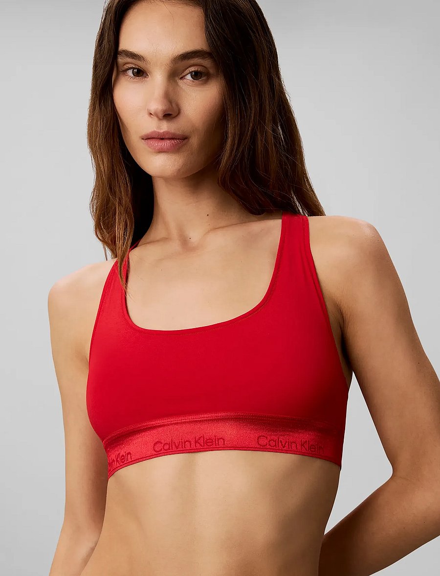 Calvin Klein - UNLINED BRALETTE - bralette - goji berry - 4