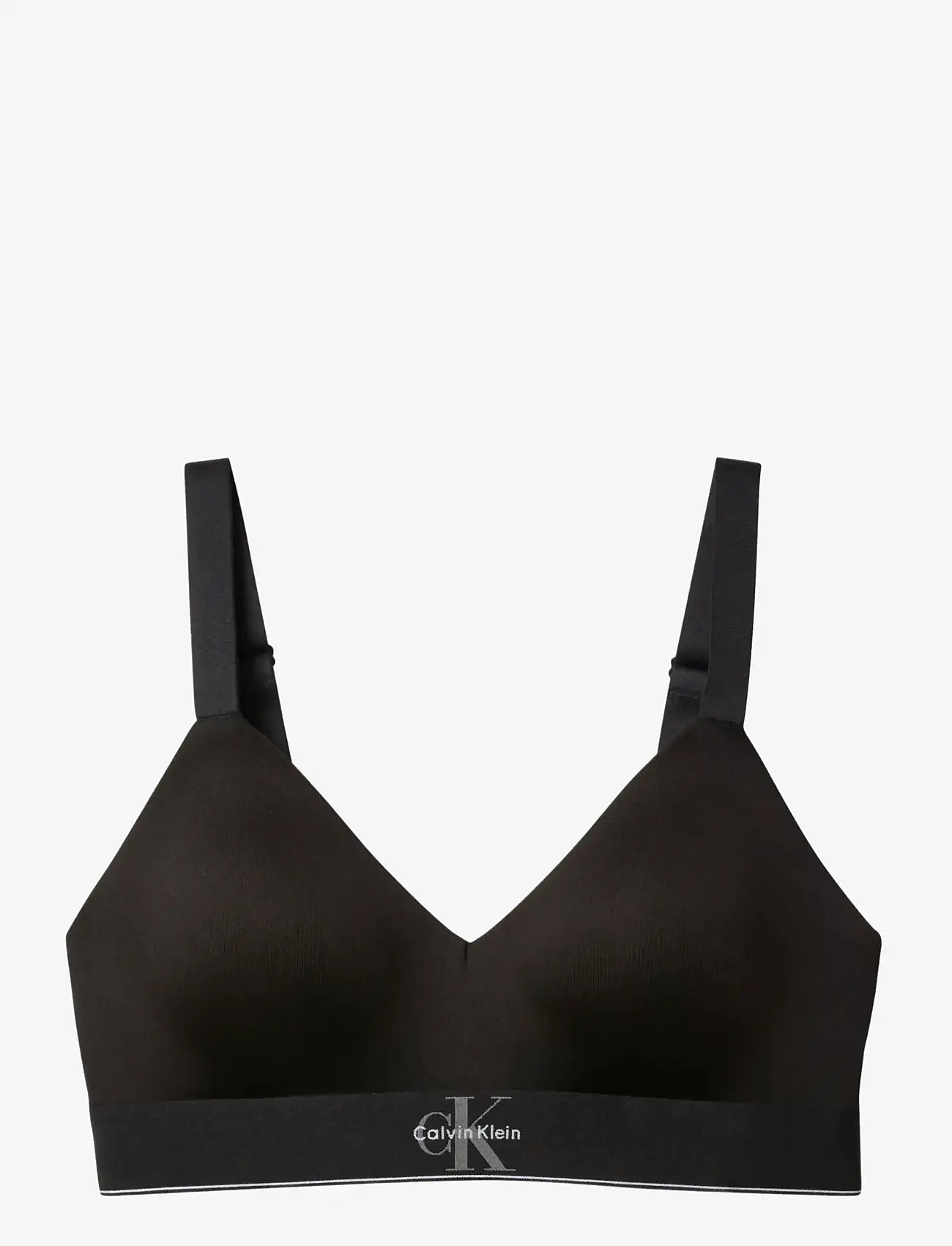 Calvin Klein - LIGHTLY LINED BRALETTE - bügellose bhs - black - 1