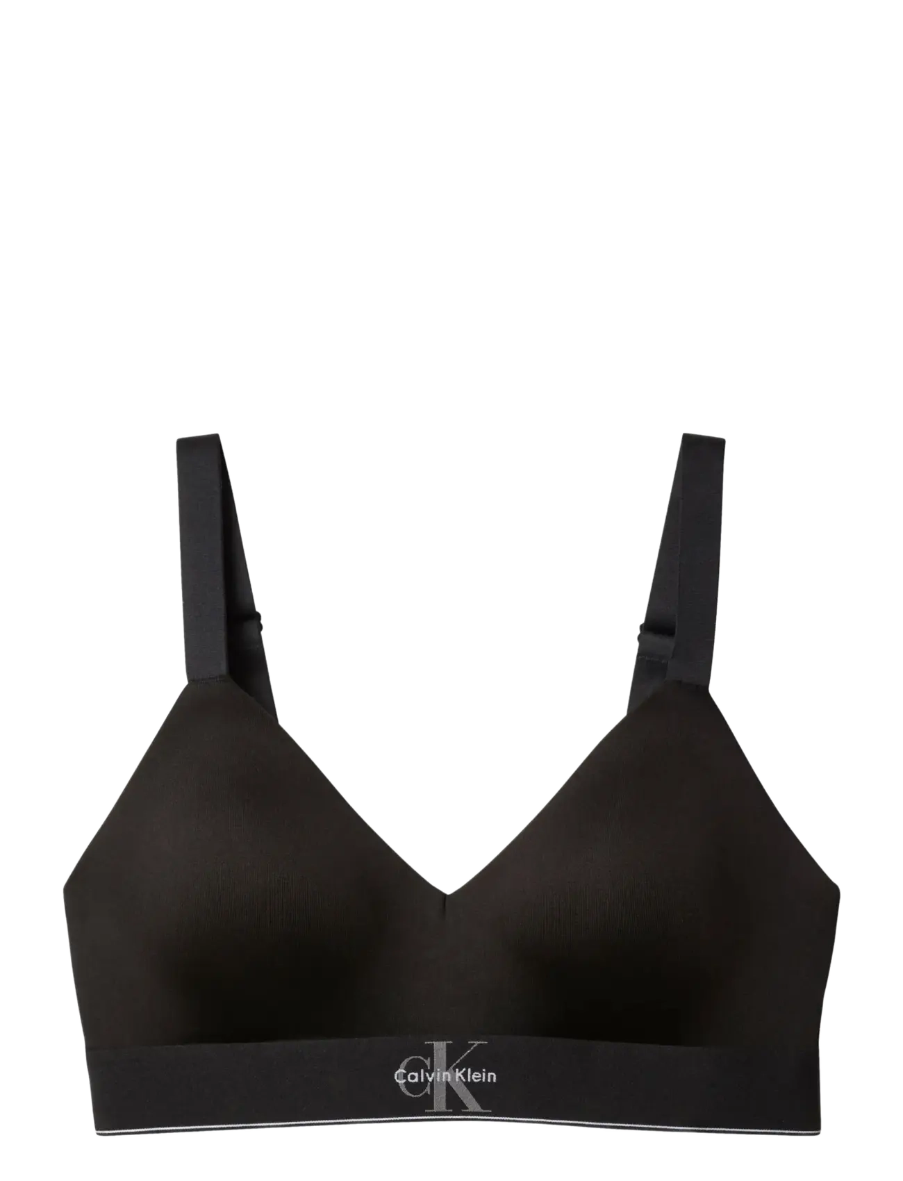 Calvin Klein LIGHTLY LINED BRALETTE - Pesu - BLACK / black