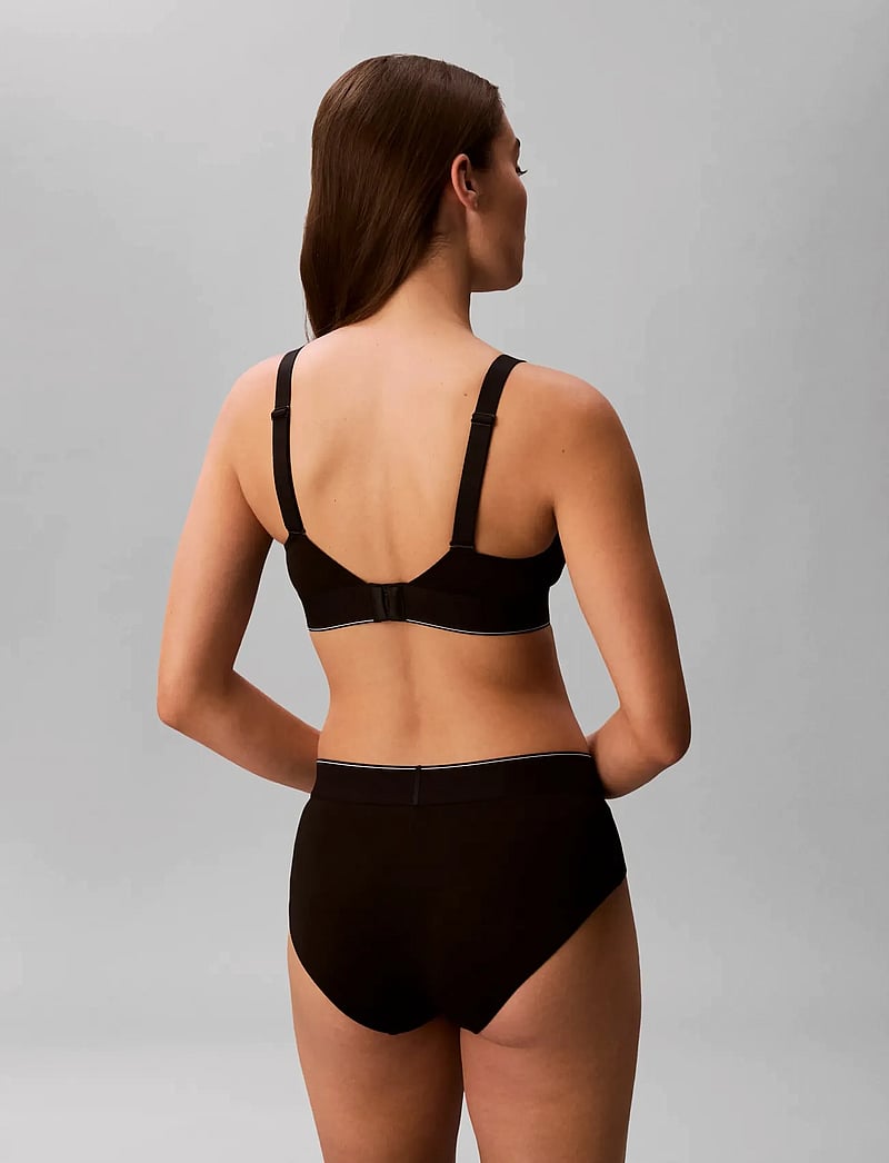 Calvin Klein - LIGHTLY LINED BRALETTE - bügellose bhs - black - 2