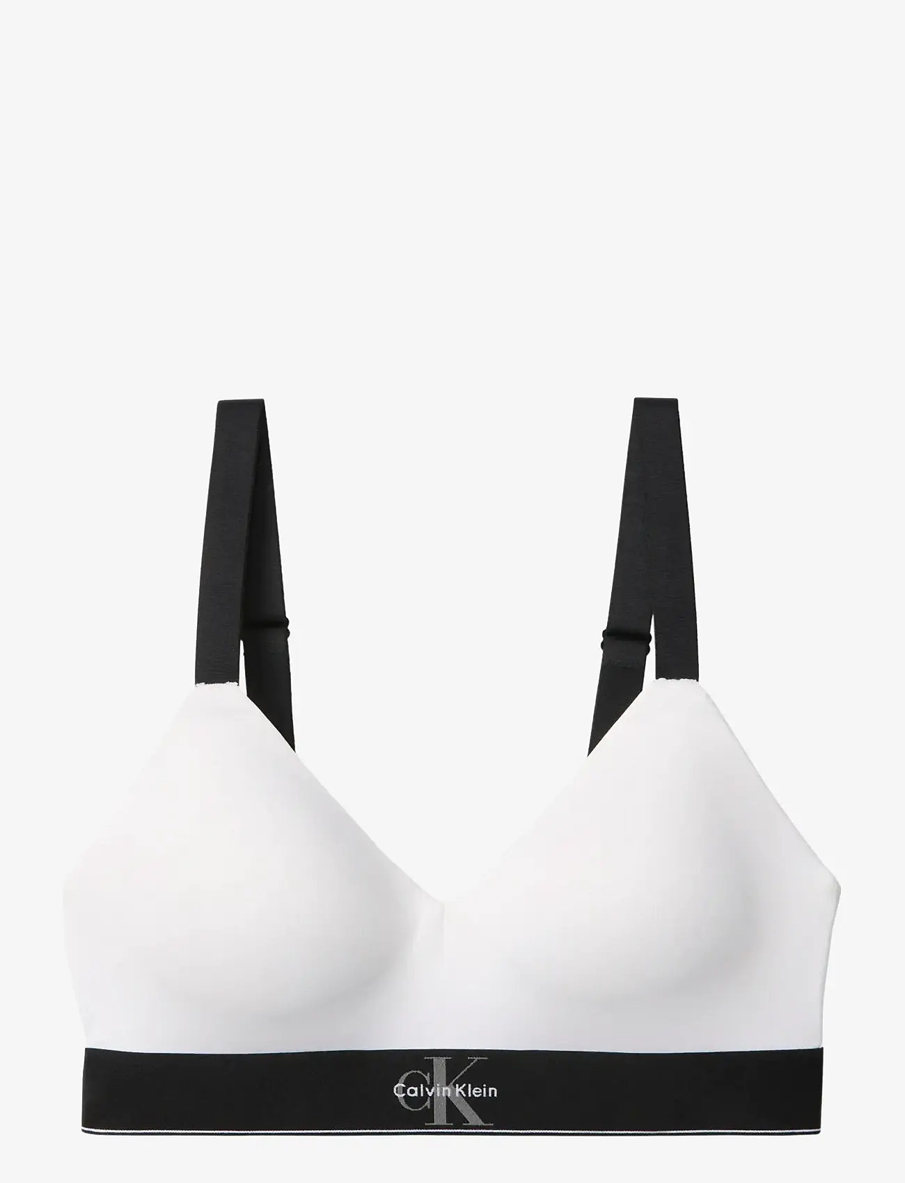 Calvin Klein - LIGHTLY LINED BRALETTE - bügellose bhs - white - 1