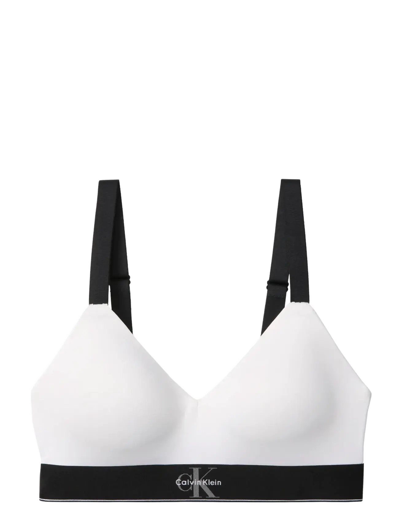 Calvin Klein LIGHTLY LINED BRALETTE - Ondergoed - WHITE / white