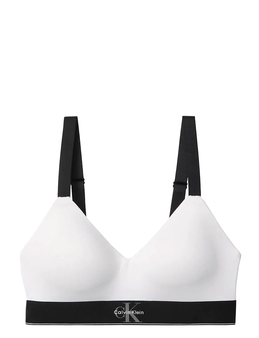Calvin Klein - LIGHTLY LINED BRALETTE - liemenėlės be lankelių - white - 1