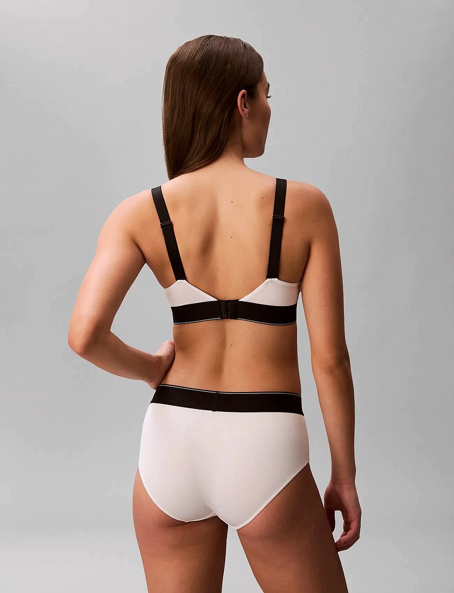 Calvin Klein - LIGHTLY LINED BRALETTE - liemenėlės be lankelių - white - 2