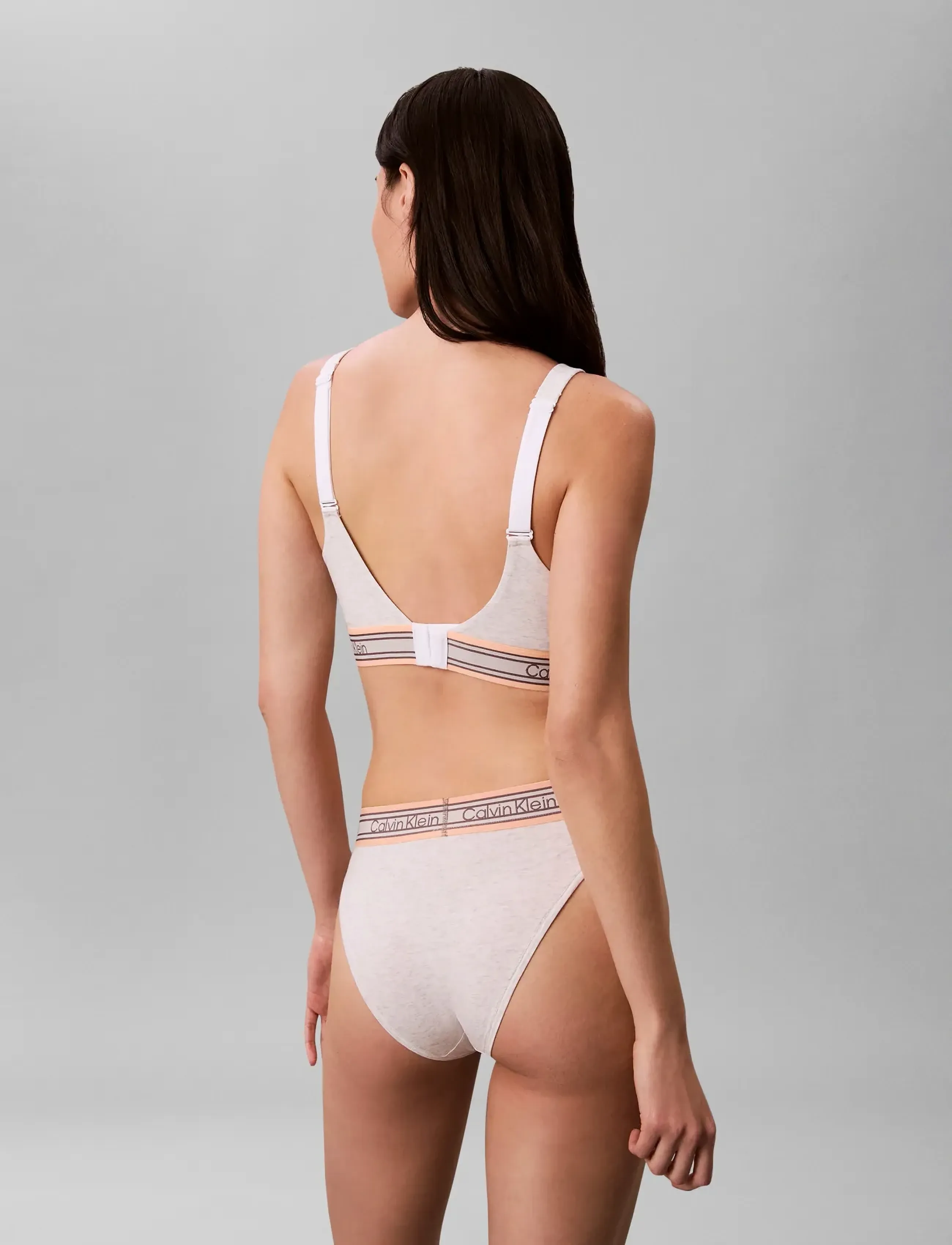 Calvin Klein - LIFT BRALETTE - rinnahoidja - snow heather - 2