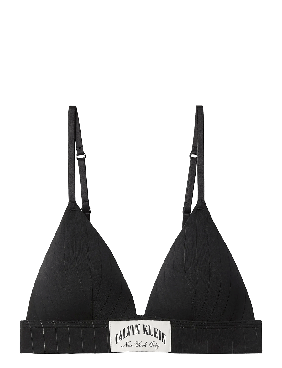 Calvin Klein - LIGHTLY LINED TRIANGLE - rinnahoidja - black - 1