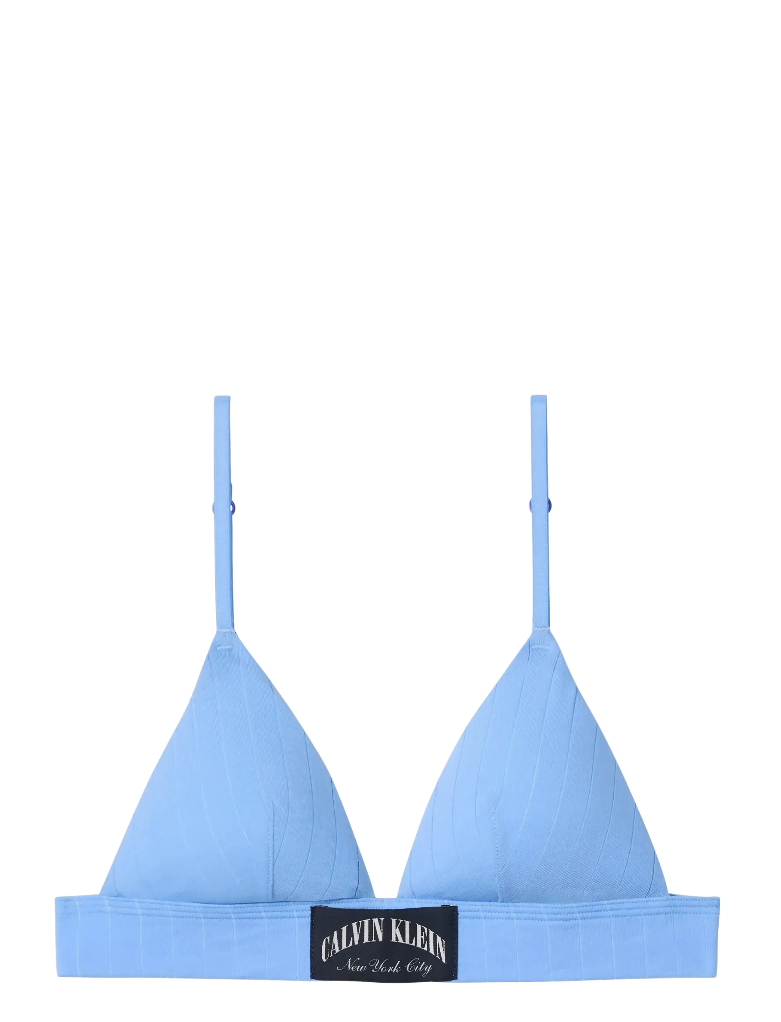 CALVIN KLEIN Lightly Lined Triangle Blau - L - Damen