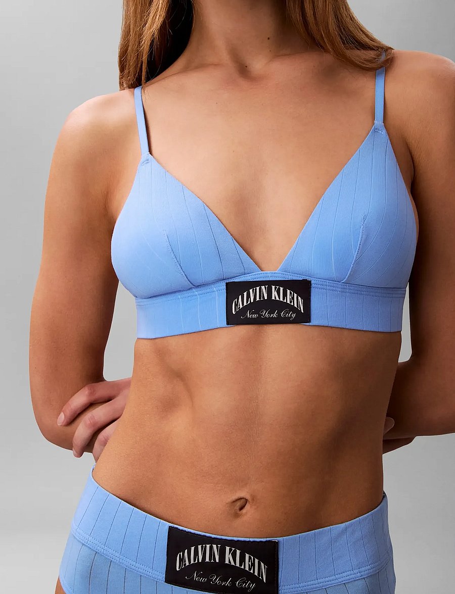 Calvin Klein - LIGHTLY LINED TRIANGLE - bralette - blue descent - 4