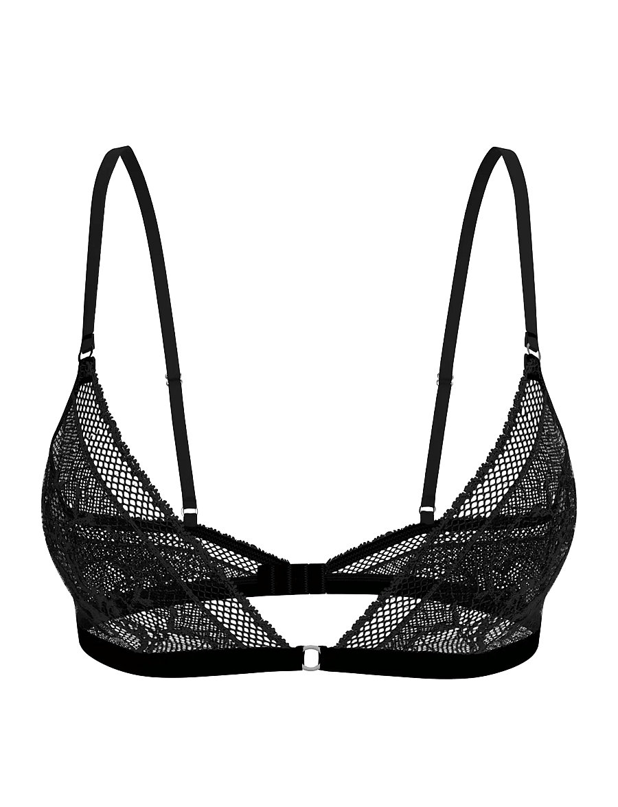 Calvin Klein - UNLINED TRIANGLE - bralette - black - 1