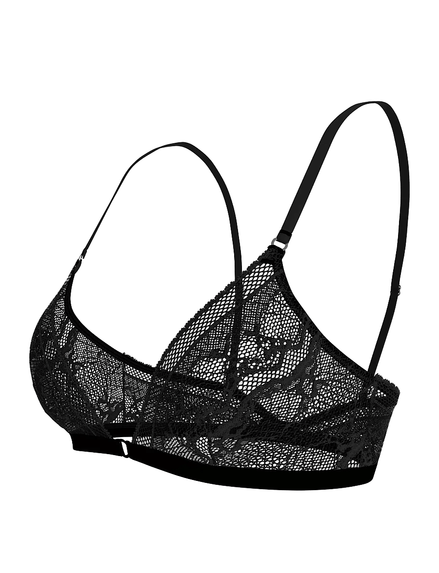 Calvin Klein - UNLINED TRIANGLE - bralette - black - 3
