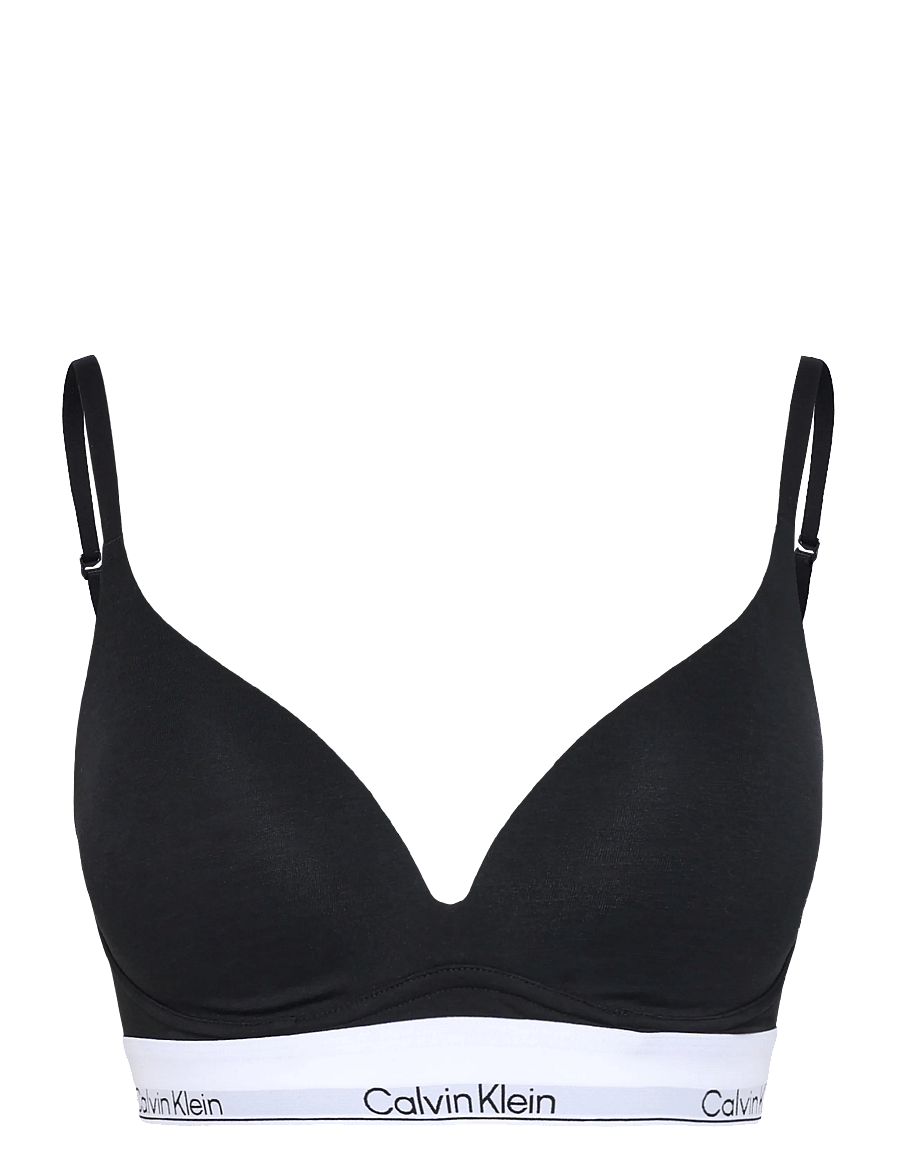 Calvin Klein - WIREFREE PUSH UP - bügellose bhs - black - 0