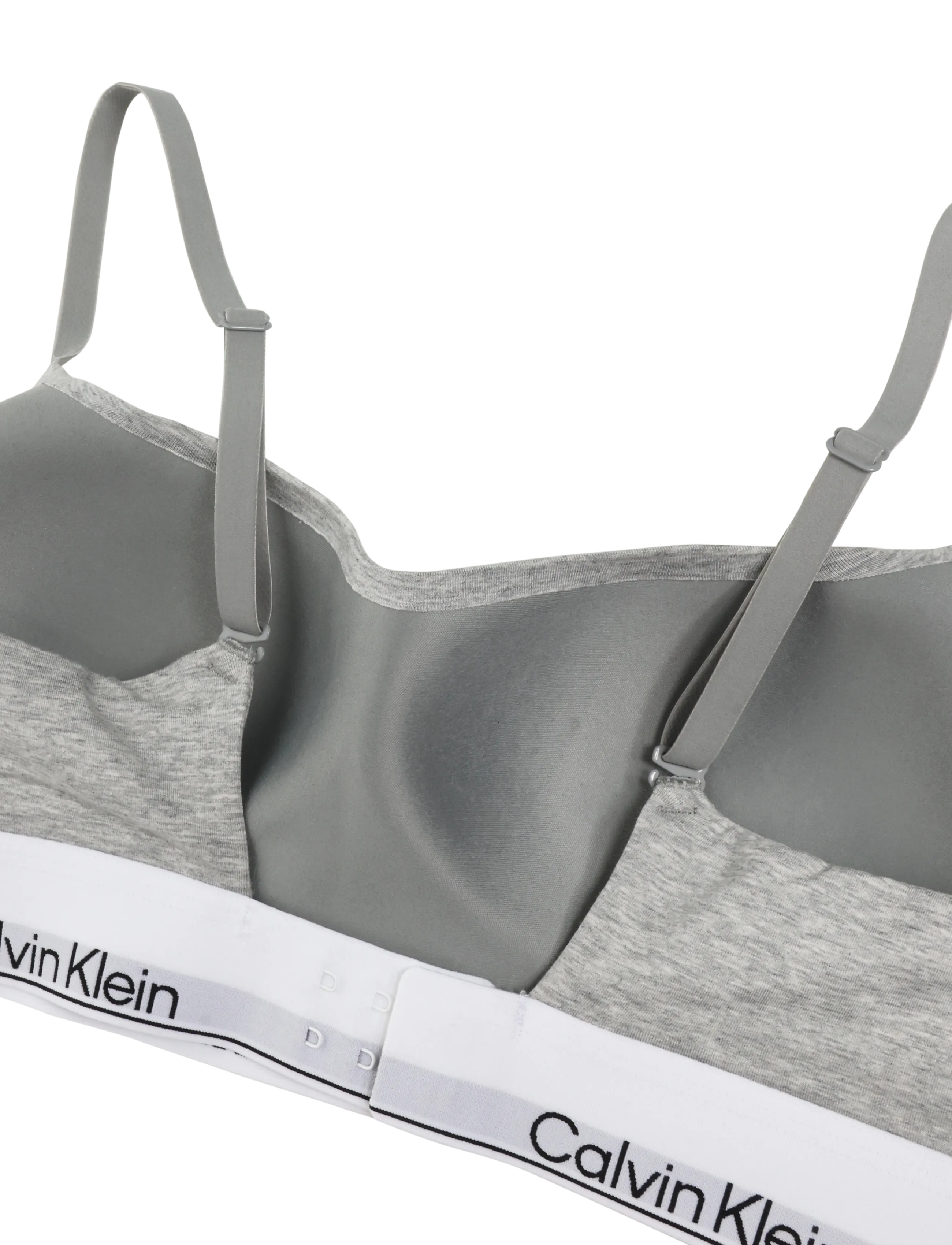 Calvin Klein - LIGHTLY LINED BRALETTE - braletid - grey heather - 3