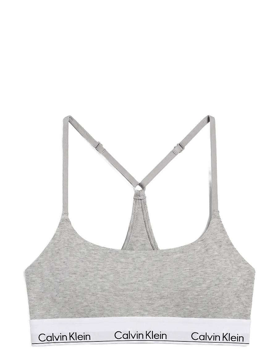 Calvin Klein - UNLINED BRALETTE - bralette - grey heather - 1