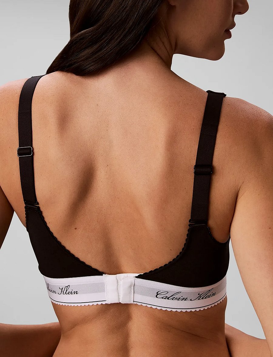 Calvin Klein - LIFT BRALETTE - braletid - black - 5