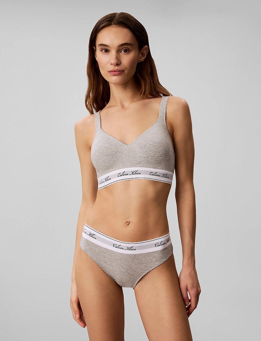 Calvin Klein - LIFT BRALETTE - braletid - grey heather - 3
