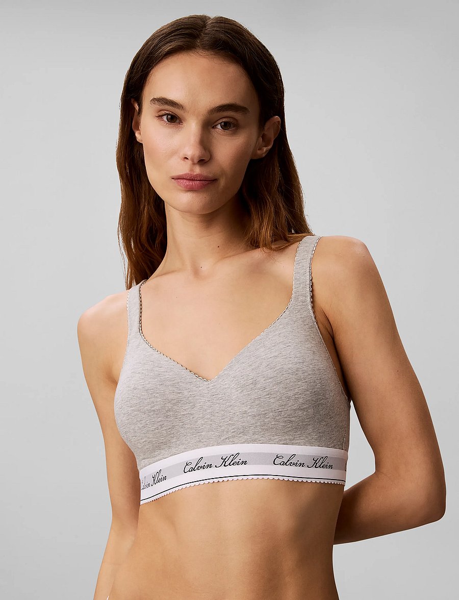 Calvin Klein - LIFT BRALETTE - braletid - grey heather - 4