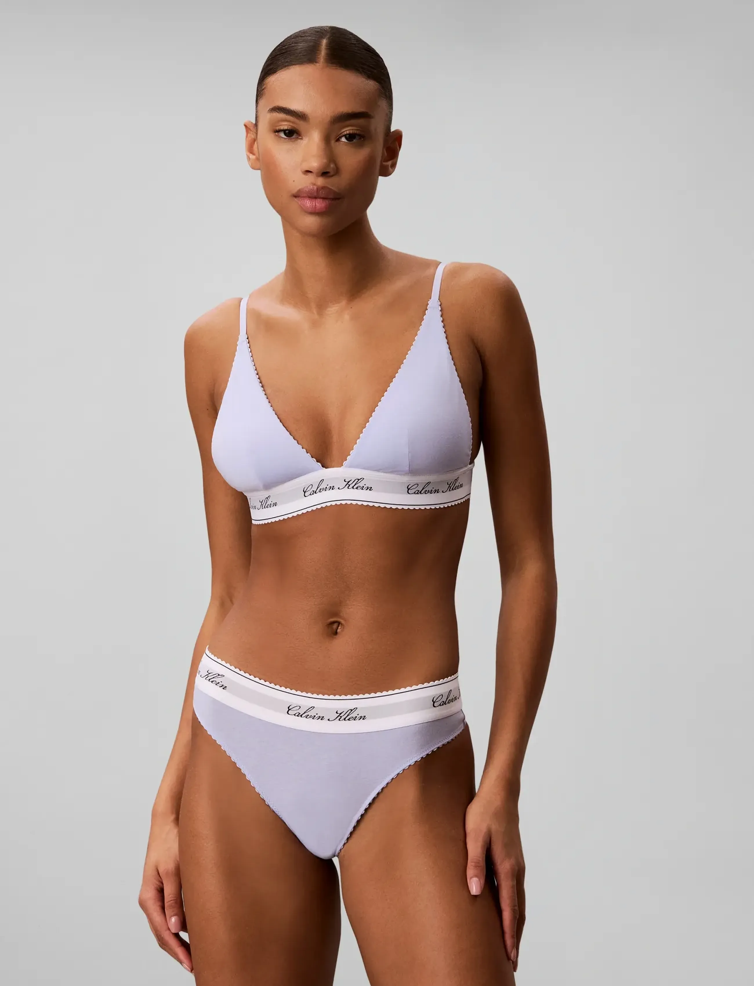 Calvin Klein - THONG - amethyst cream - 3