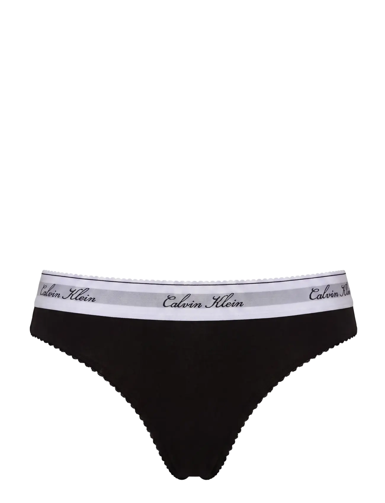Calvin Klein THONG - Aluspesu - BLACK / black
