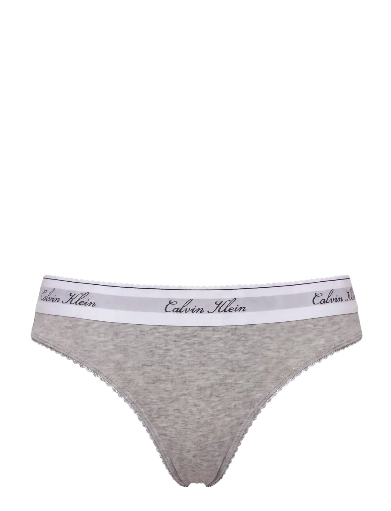 Calvin Klein THONG - Trosor - GREY HEATHER / grey
