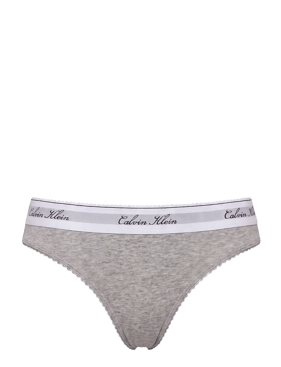 Calvin Klein - THONG - stringtrosor - grey heather - 1