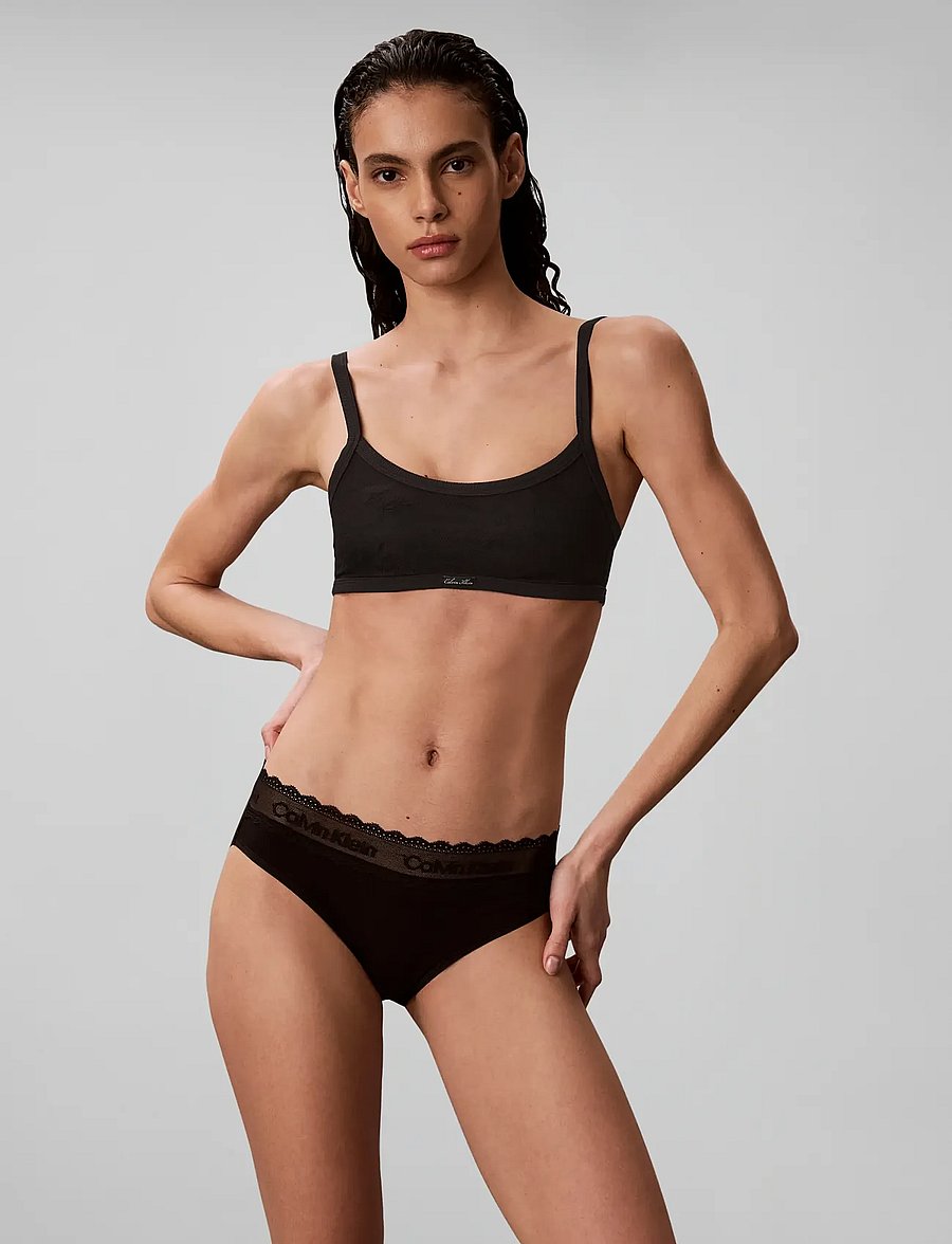 Calvin Klein - LIGHTLY LINED BRALETTE - bralette - black - 3
