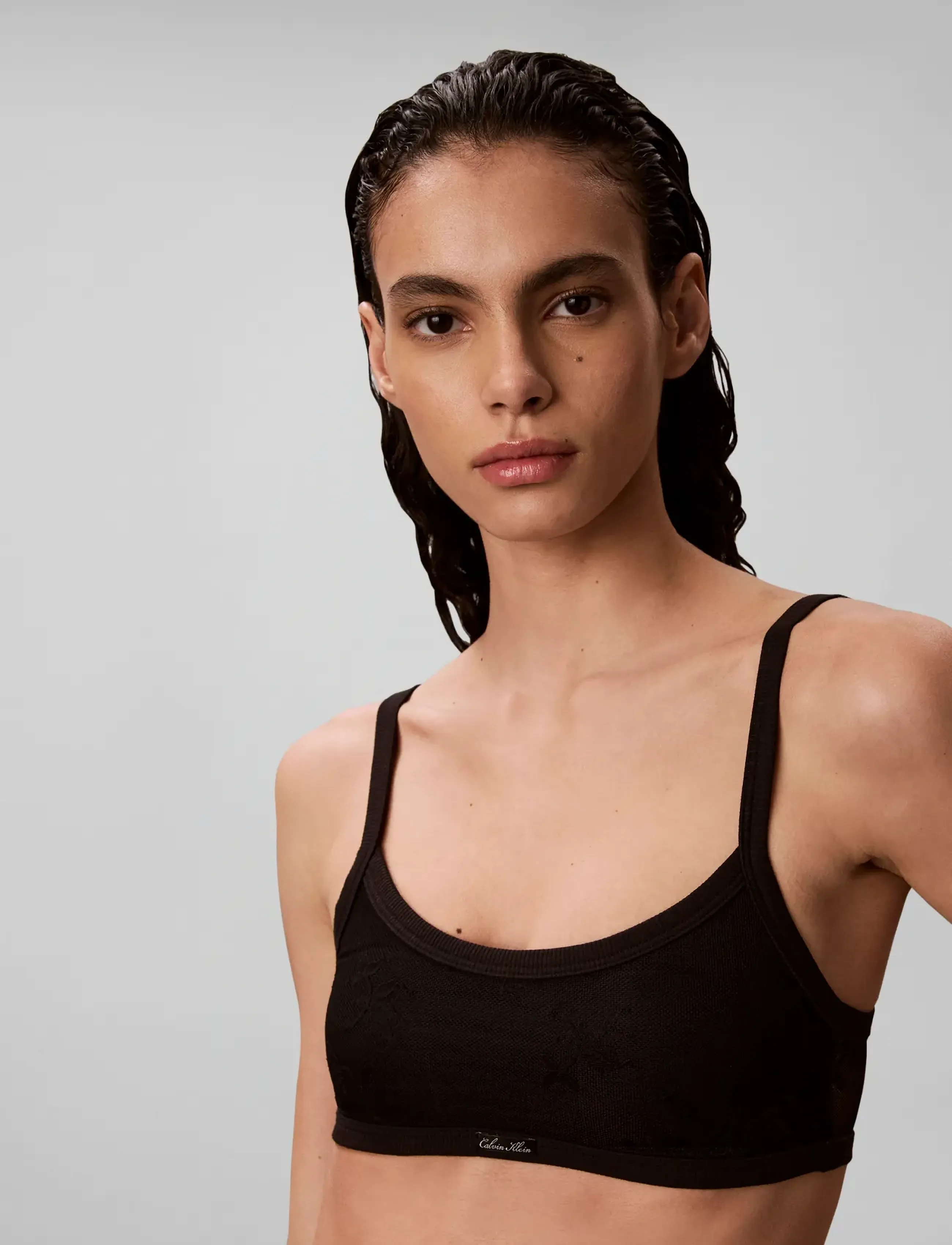 Calvin Klein - LIGHTLY LINED BRALETTE - bralette - black - 4