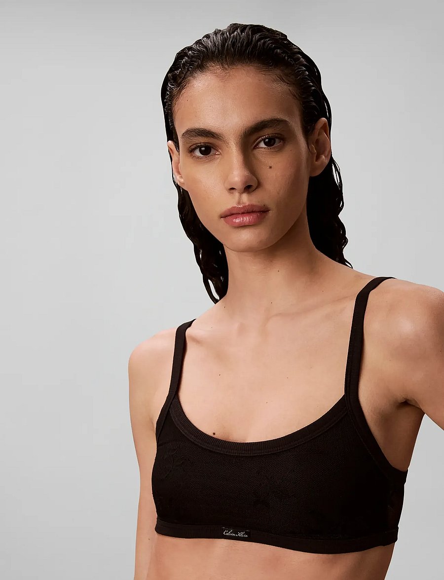 Calvin Klein - LIGHTLY LINED BRALETTE - bralette - black - 4