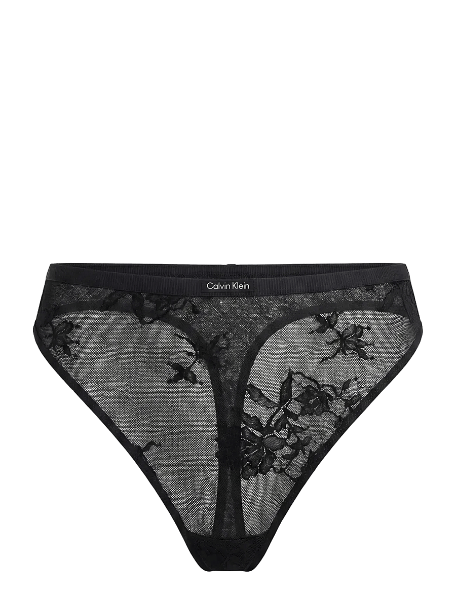Calvin Klein - HIGH LEG THONG - black - 1