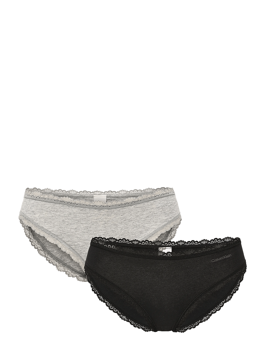Calvin Klein - BIKINI 2PK - black grey heather - 1