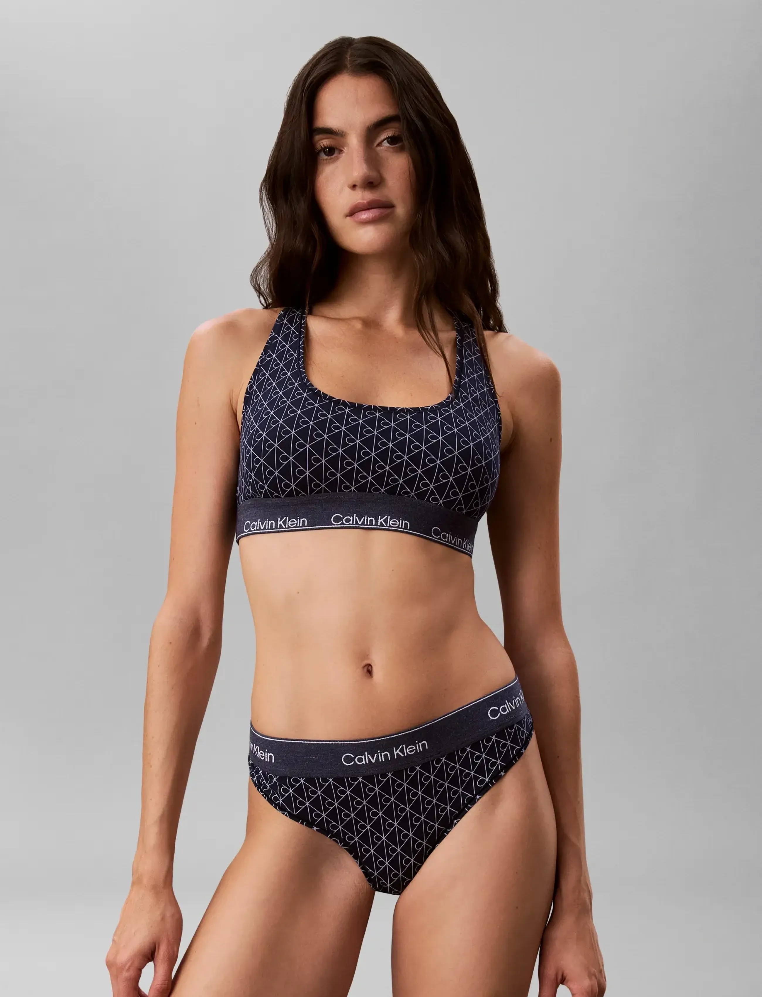 Calvin Klein - THONG - stringtrusser - denim emblem pageant blue - 3