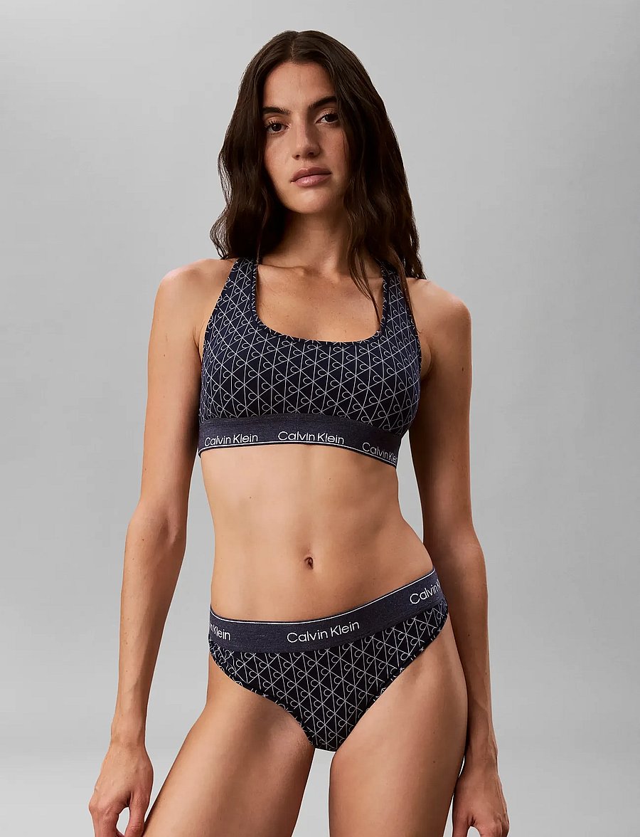 Calvin Klein - THONG - stringtrusser - denim emblem pageant blue - 3