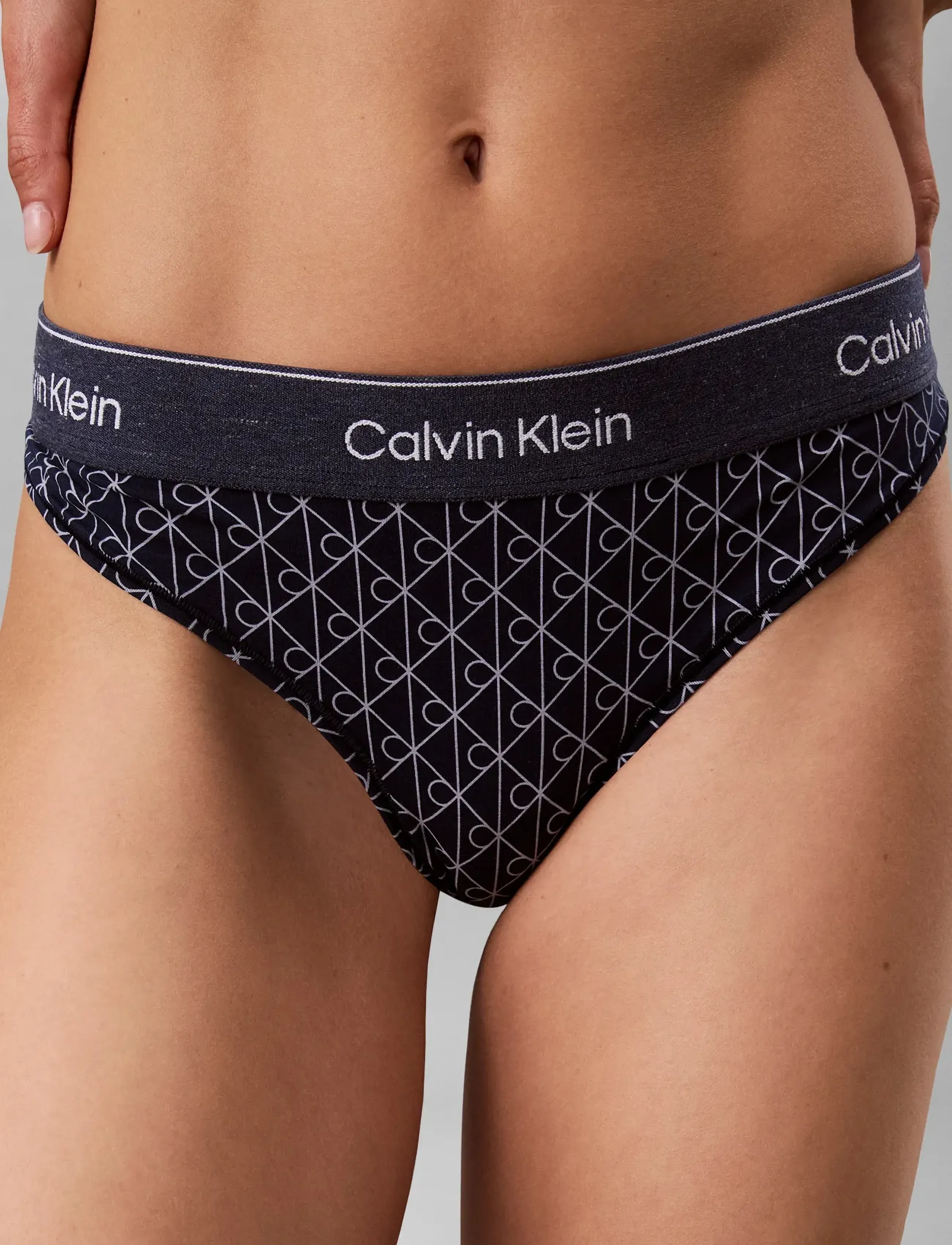 Calvin Klein - THONG - stringtrusser - denim emblem pageant blue - 4
