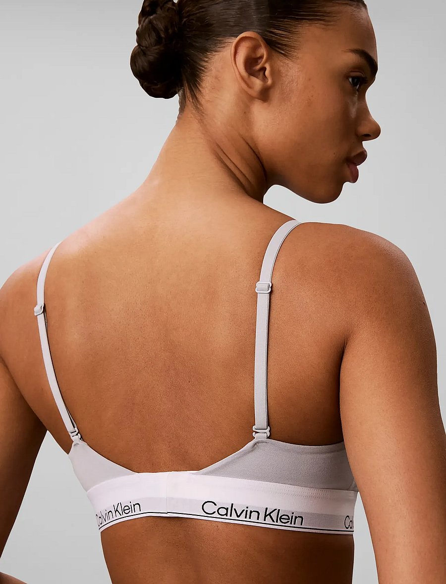 Calvin Klein - LIGHTLY LINED TRIANGLE 2PK - diamond logo tornado harbor mist - 5