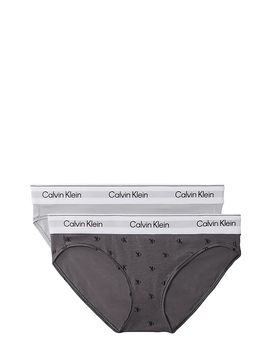 Calvin Klein - BIKINI 2PK - briefs - diamond logo tornado harbor mist - 1