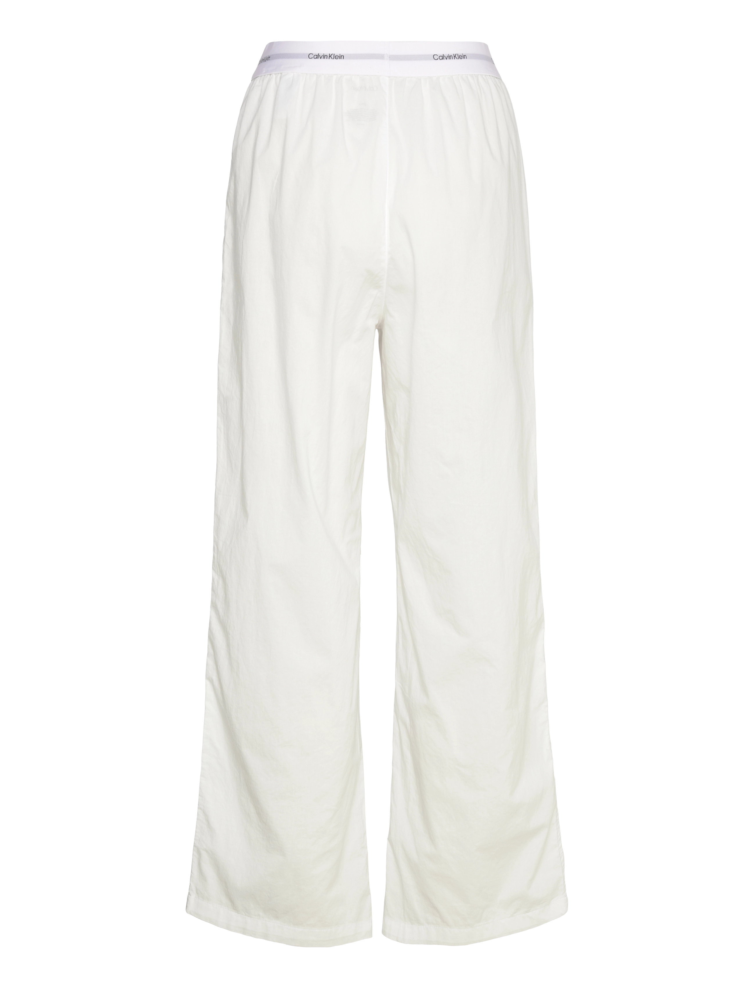 Calvin Klein - LOGO WB POPLIN PANT - classic white - 2