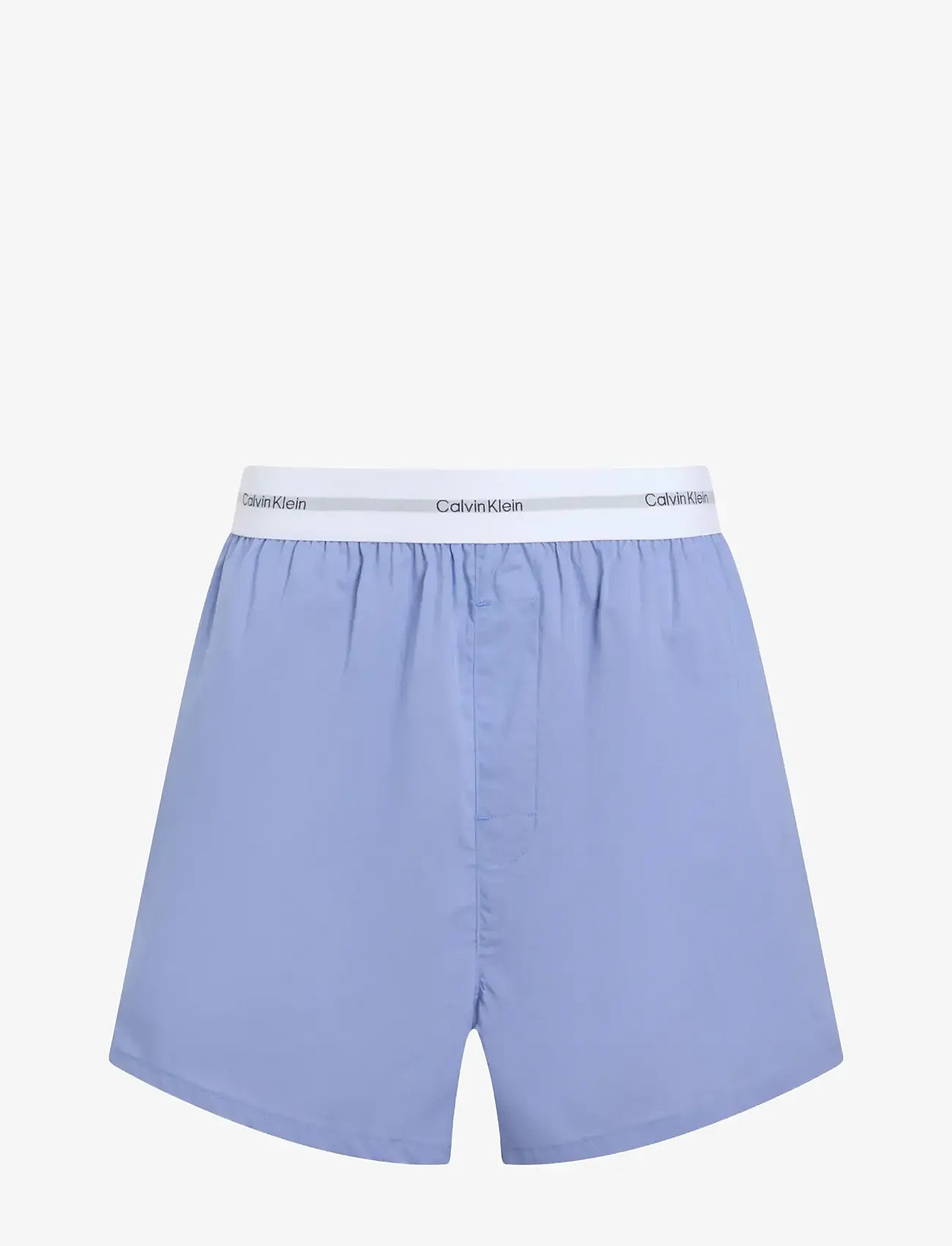 Calvin Klein - LOGO WB POPLIN SHORT - paperbag lühikesed püksid - glacier - 0