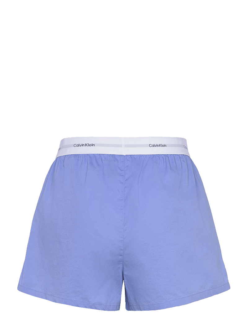 Calvin Klein - LOGO WB POPLIN SHORT - paperbag lühikesed püksid - glacier - 1